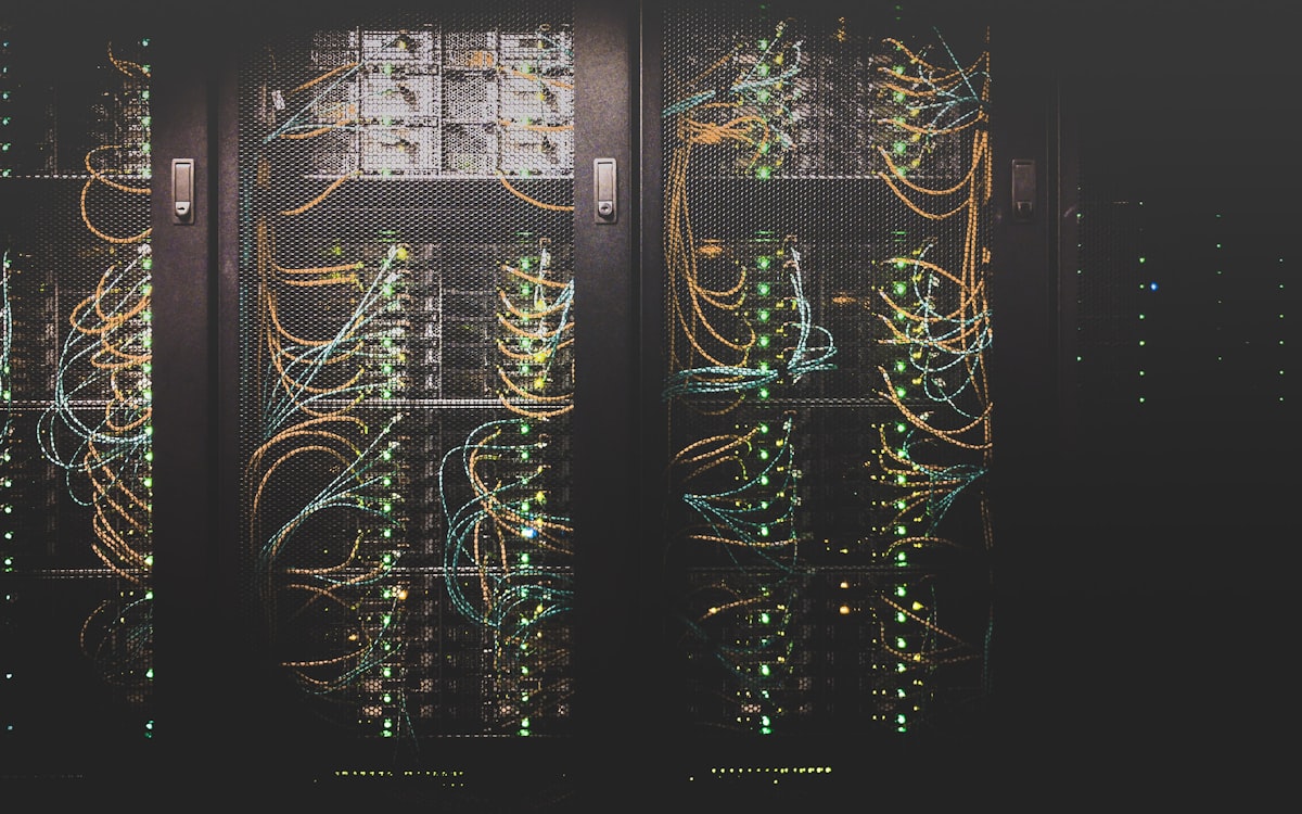 Server and networking equipment in a homelab